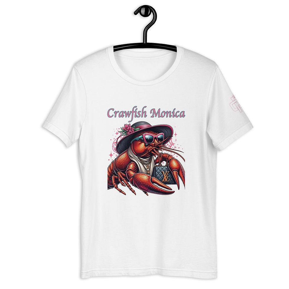 Thumbnail: Crawfish Monica Unisex t-shirt