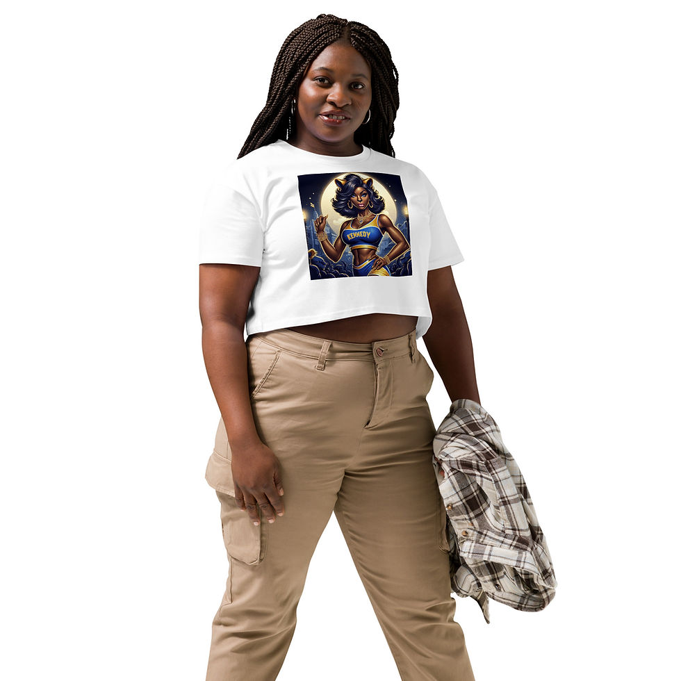 Thumbnail: Athletic Kennedy Cougars Women’s crop top