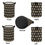 Thumbnail: Fleur de Lis Pattern All-Over Print Laundry Basket/ Storage Bag/Toy Bin