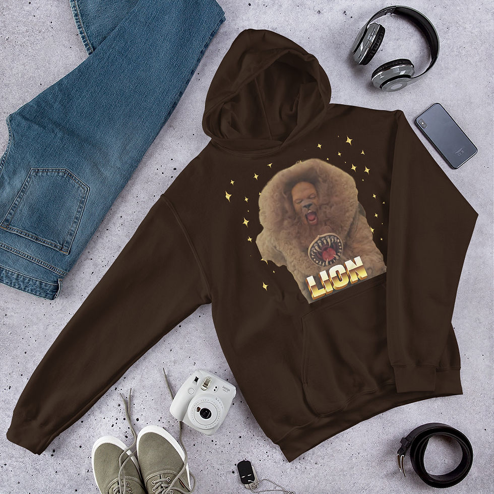 Thumbnail: Lion from The Wiz Unisex Hoodie