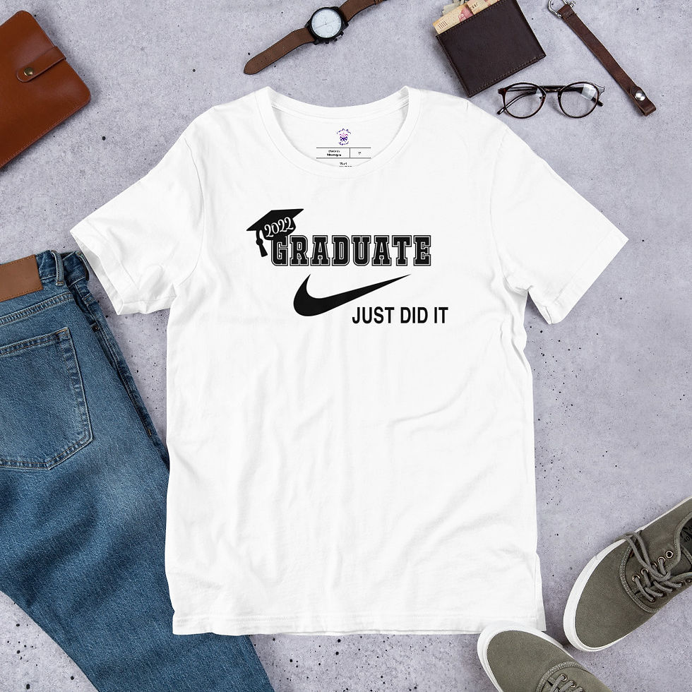 Thumbnail: 2022 Graduate Just Did It Short-Sleeve Unisex T-Shirt 