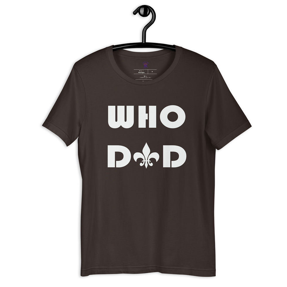 Thumbnail: Who Dad Father's Day Unisex t-shirt