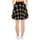 Thumbnail: Black Fleur de Lis Skater Skirt