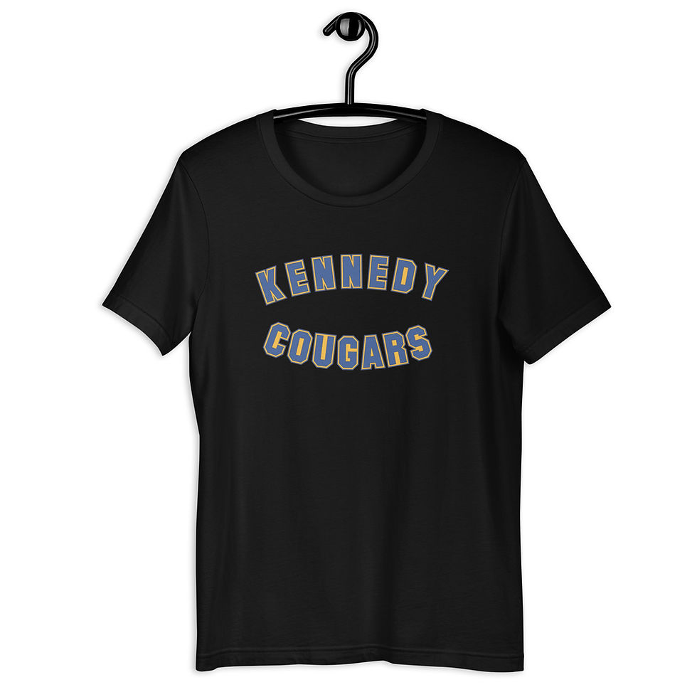 Thumbnail: Kennedy Cougars Unisex t-shirt