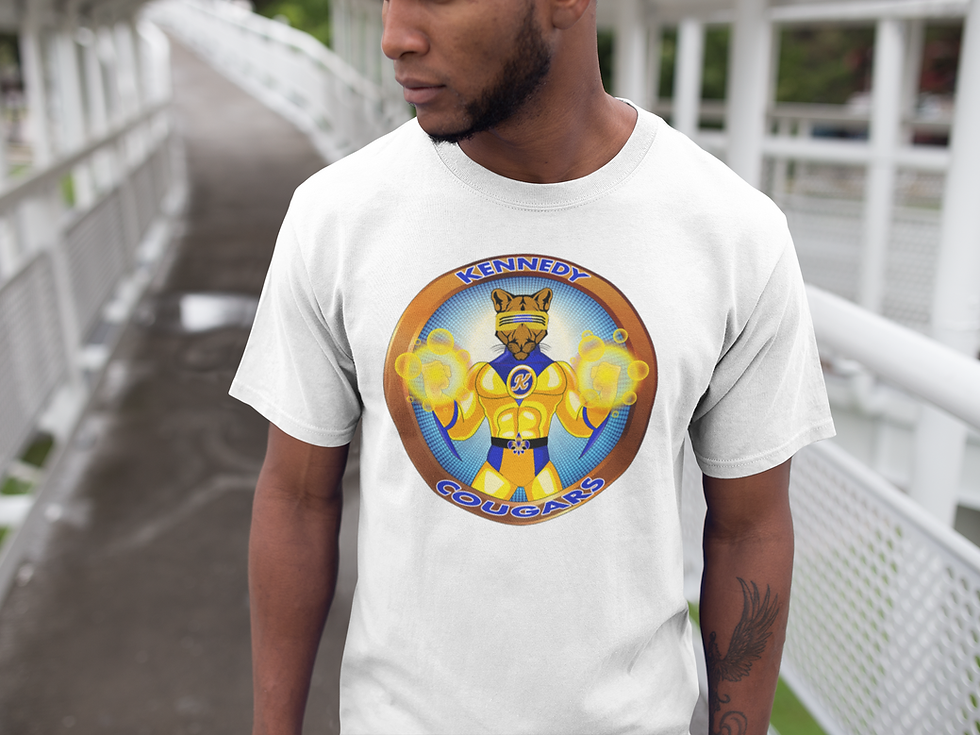 Thumbnail: Cougar Superhero Unisex t-shirt 