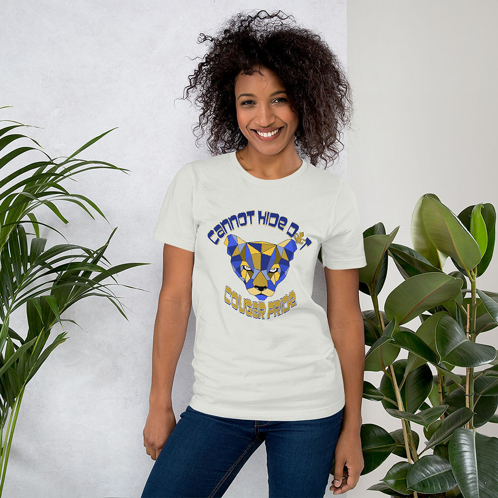 Thumbnail: Cannot Hide Dat Cougar Pride Short-Sleeve Unisex T-Shirt