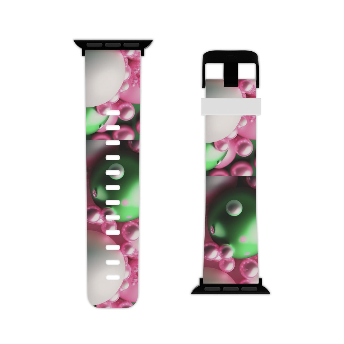 Pink & Green Abstract Watch Band for Apple Watch