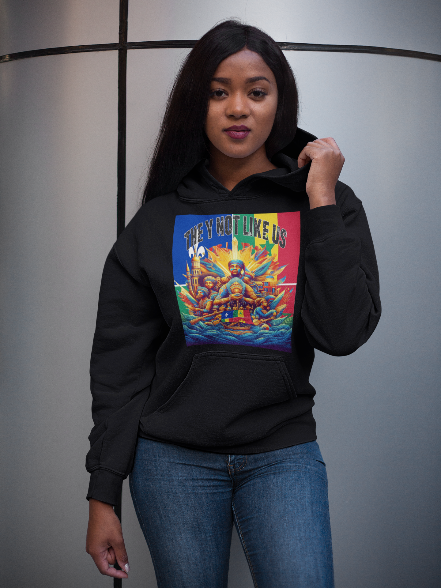 Creole They Not Like Us Unisex Hoodie