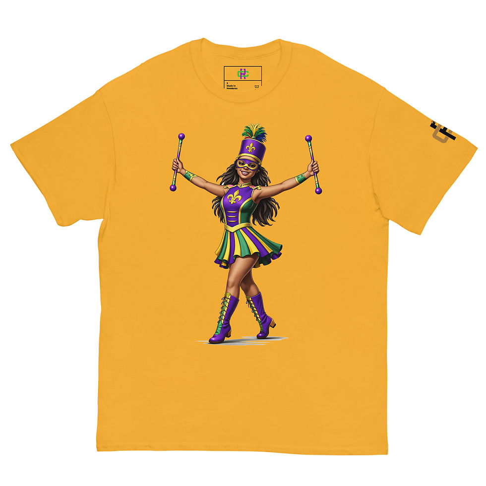 Thumbnail: Mardi Gras Majorette Unisex classic tee