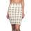 Thumbnail: White Fleur de Lis Women's Pencil Skirt (AOP)