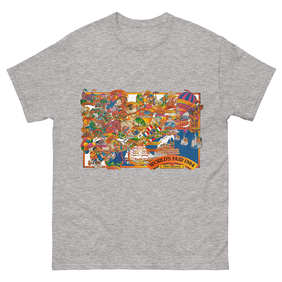 Thumbnail: 1984 World's Fair Map Unisex classic tee