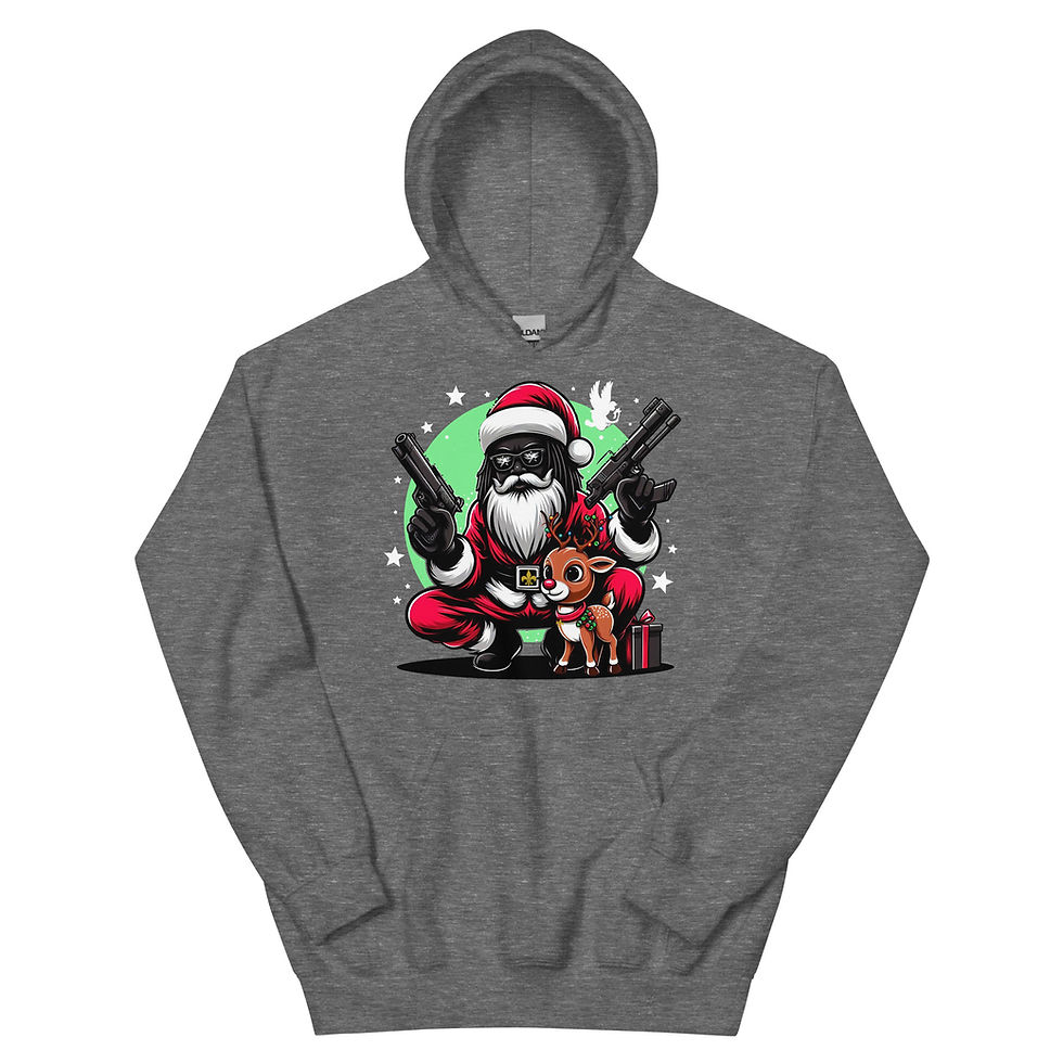Thumbnail: Bad New Orleans Santa Unisex Hoodie