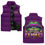 Thumbnail: H-Town Femmes Lightweight All Over Printing Stand Collar Zip Up Puffer Vest