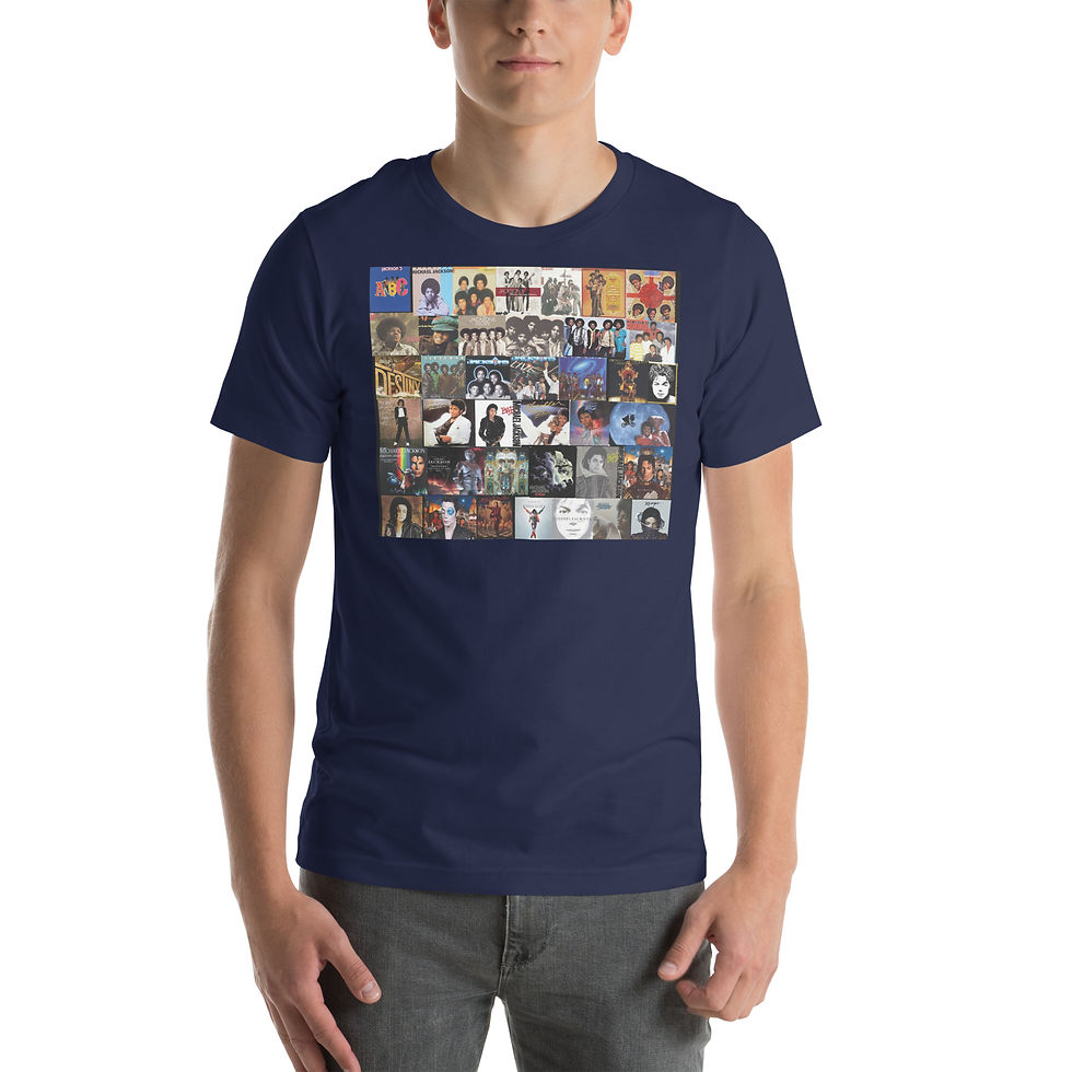 Thumbnail: MJ Album Covers Unisex t-shirt