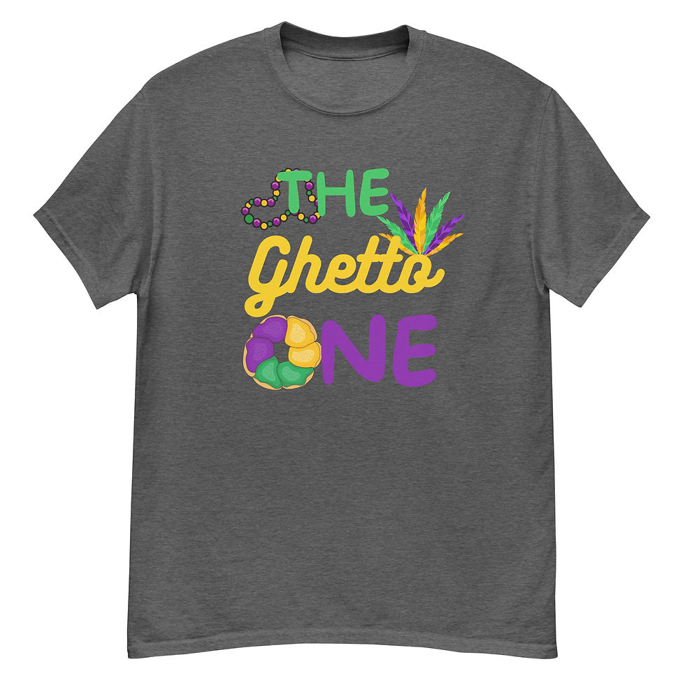 Thumbnail: Mardi Gras Ghetto Family Unisex classic tee