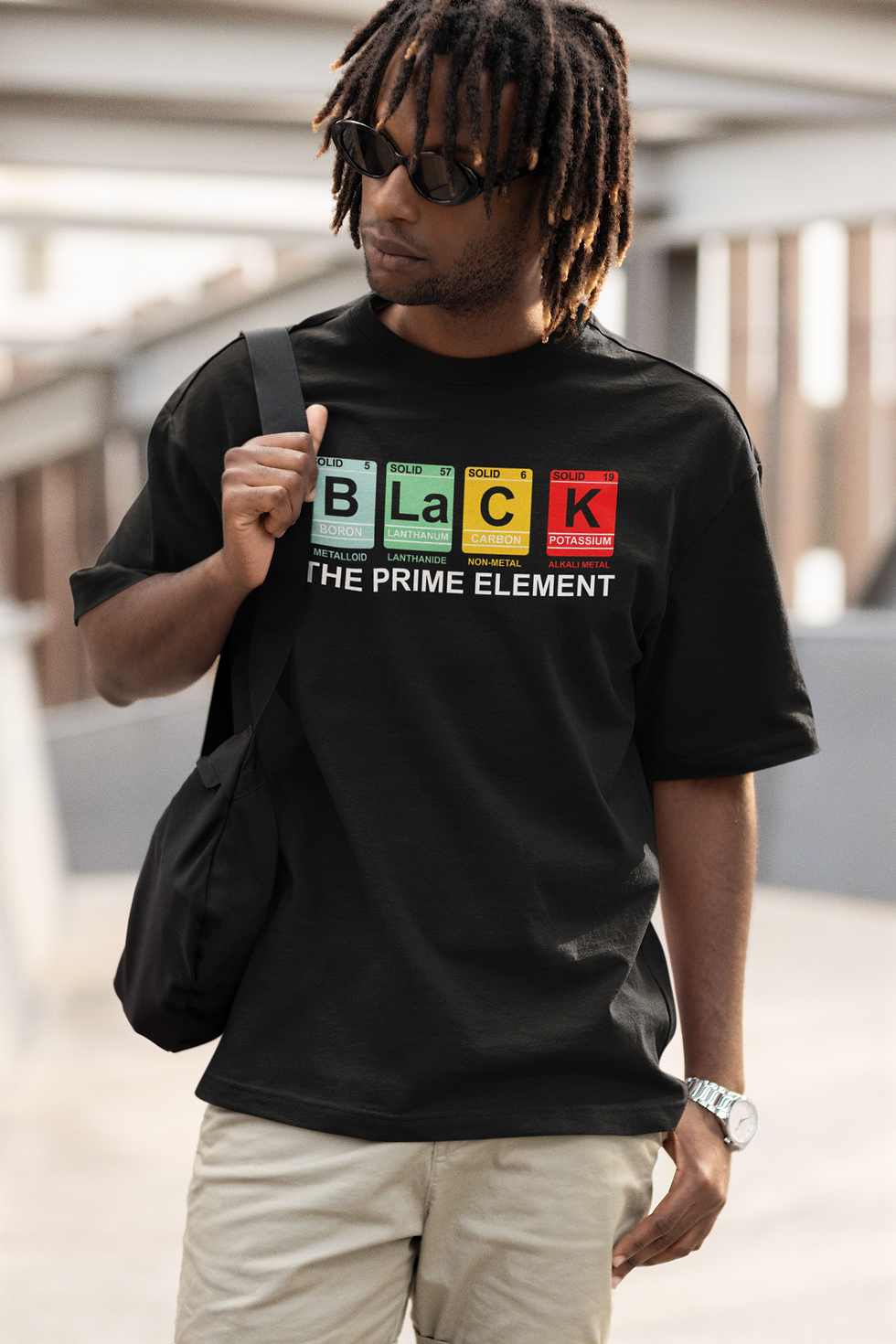 Black The Prime Element Unisex t-shirt