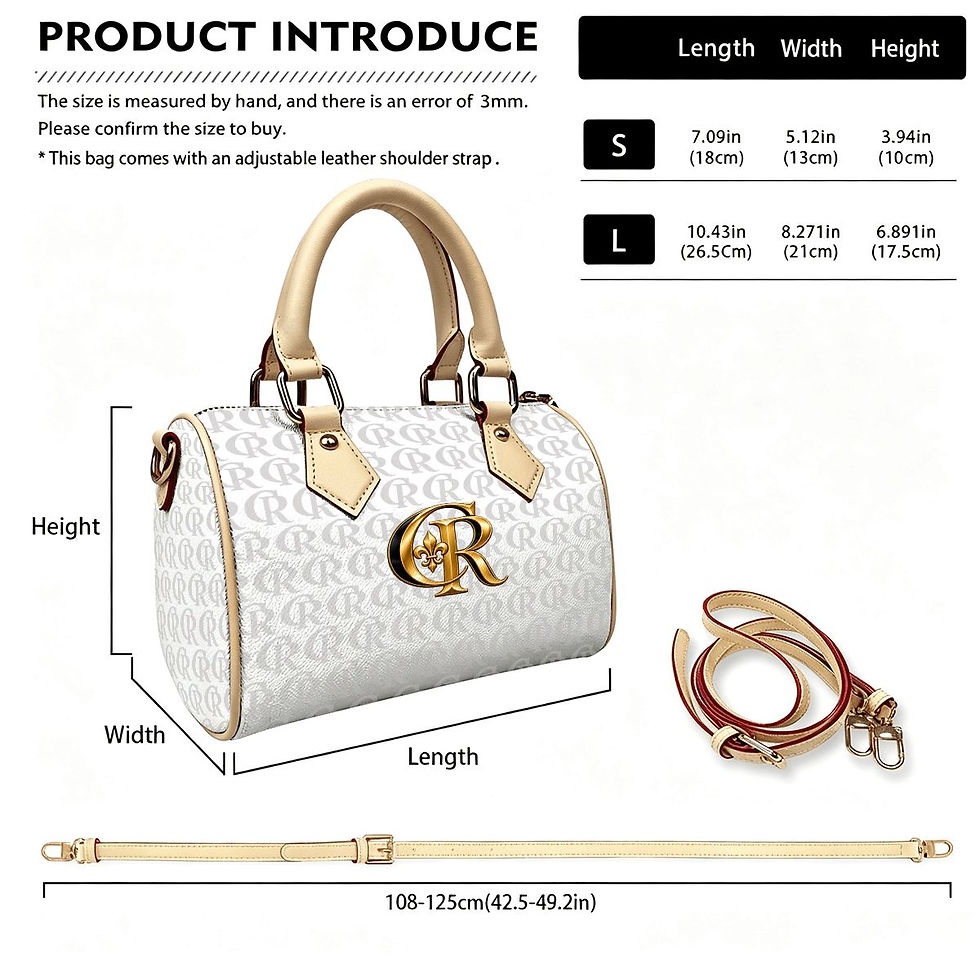 Thumbnail: CR Monogram Barrel Crossbody Purse