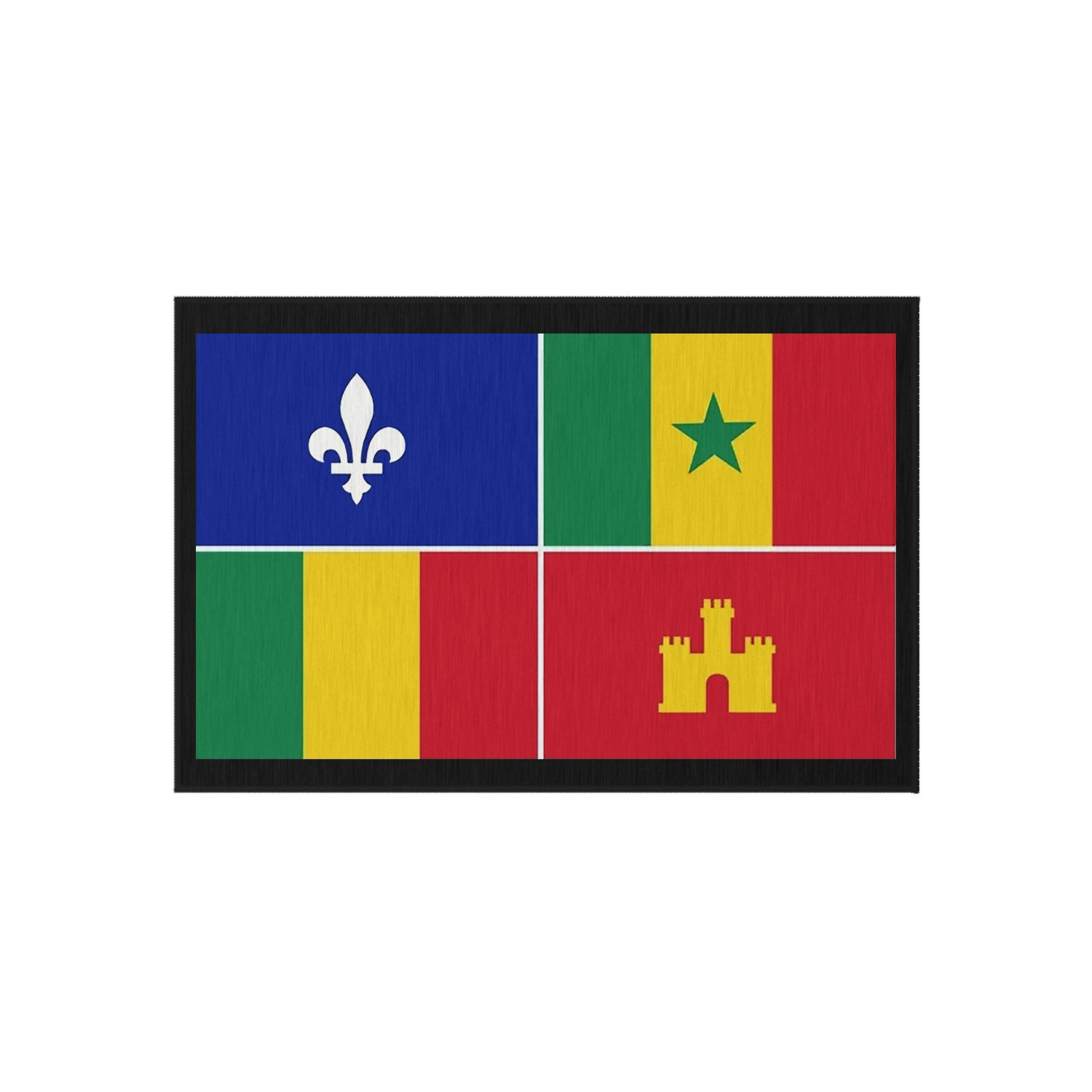 Creole Heritage Flag Outdoor Rug