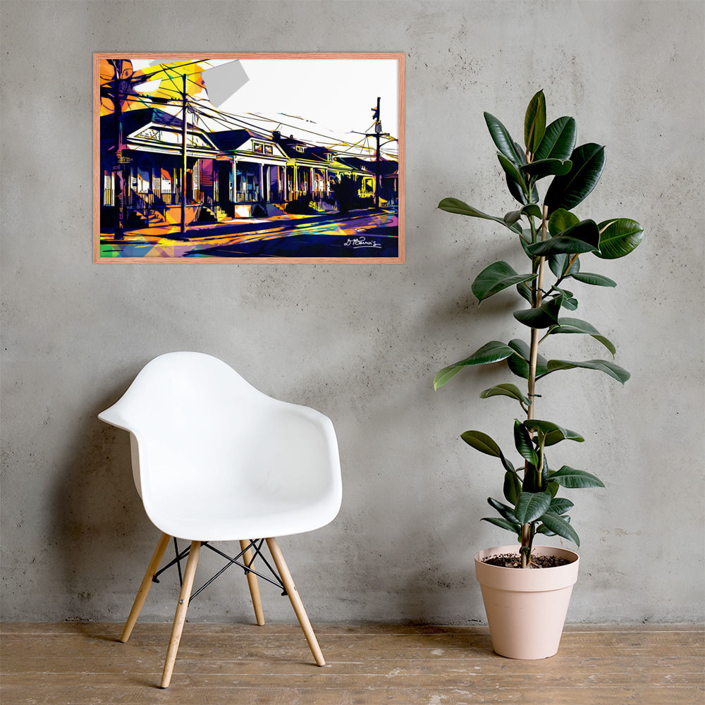 ShotGun Row Framed photo paper poster