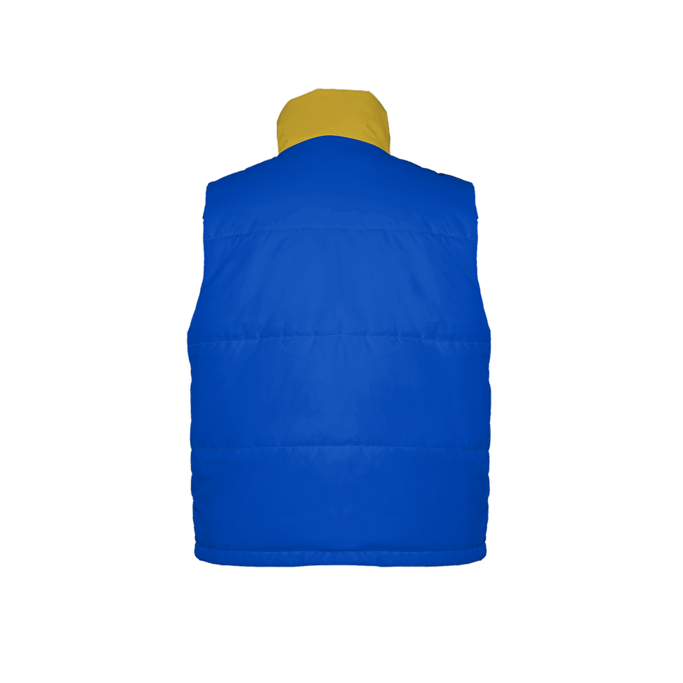 Thumbnail: Kennedy Blue & Gold Puffer Vest