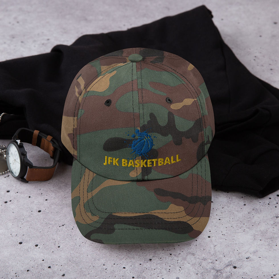Thumbnail: JFK Basketball Hat (Front & Back Text)