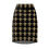Thumbnail: Black Fleur de Lis Women's Pencil Skirt (AOP)