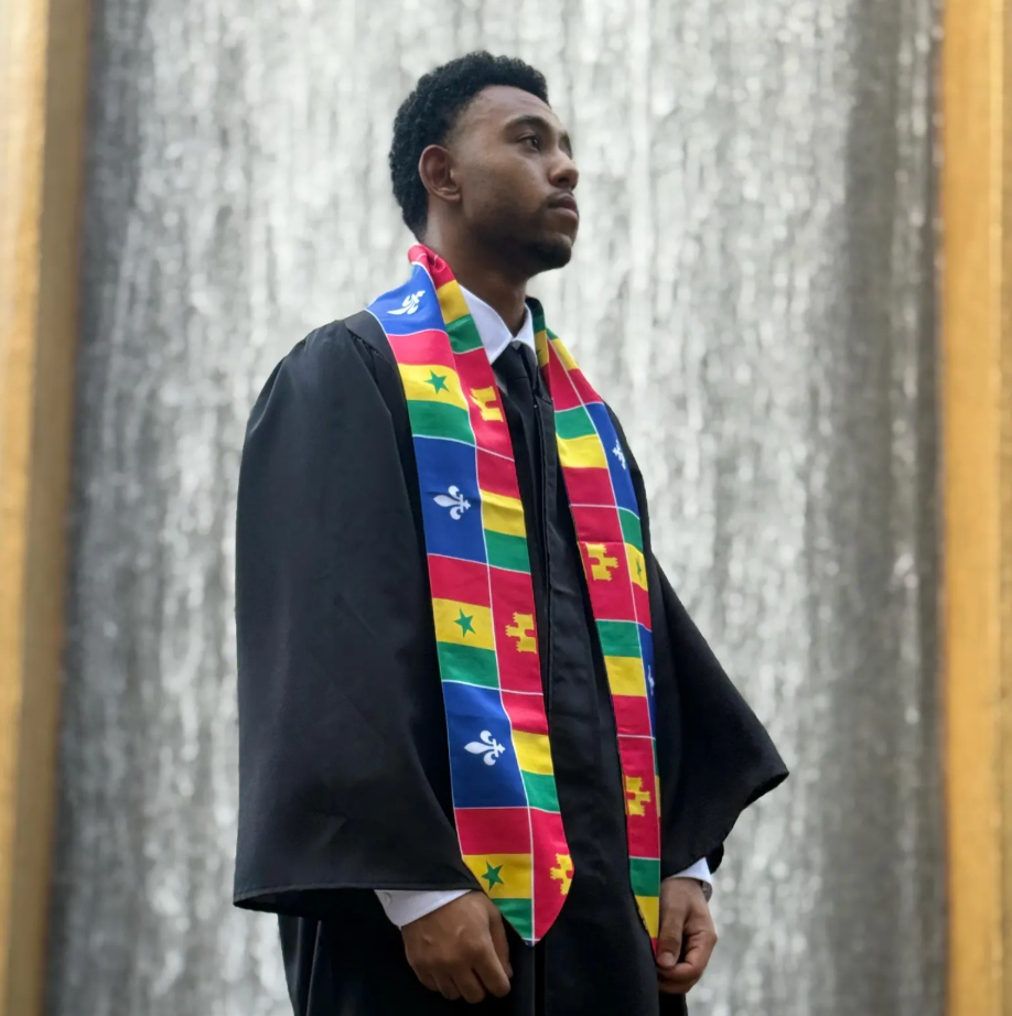 Thumbnail: Creole Heritage Graduation Stole