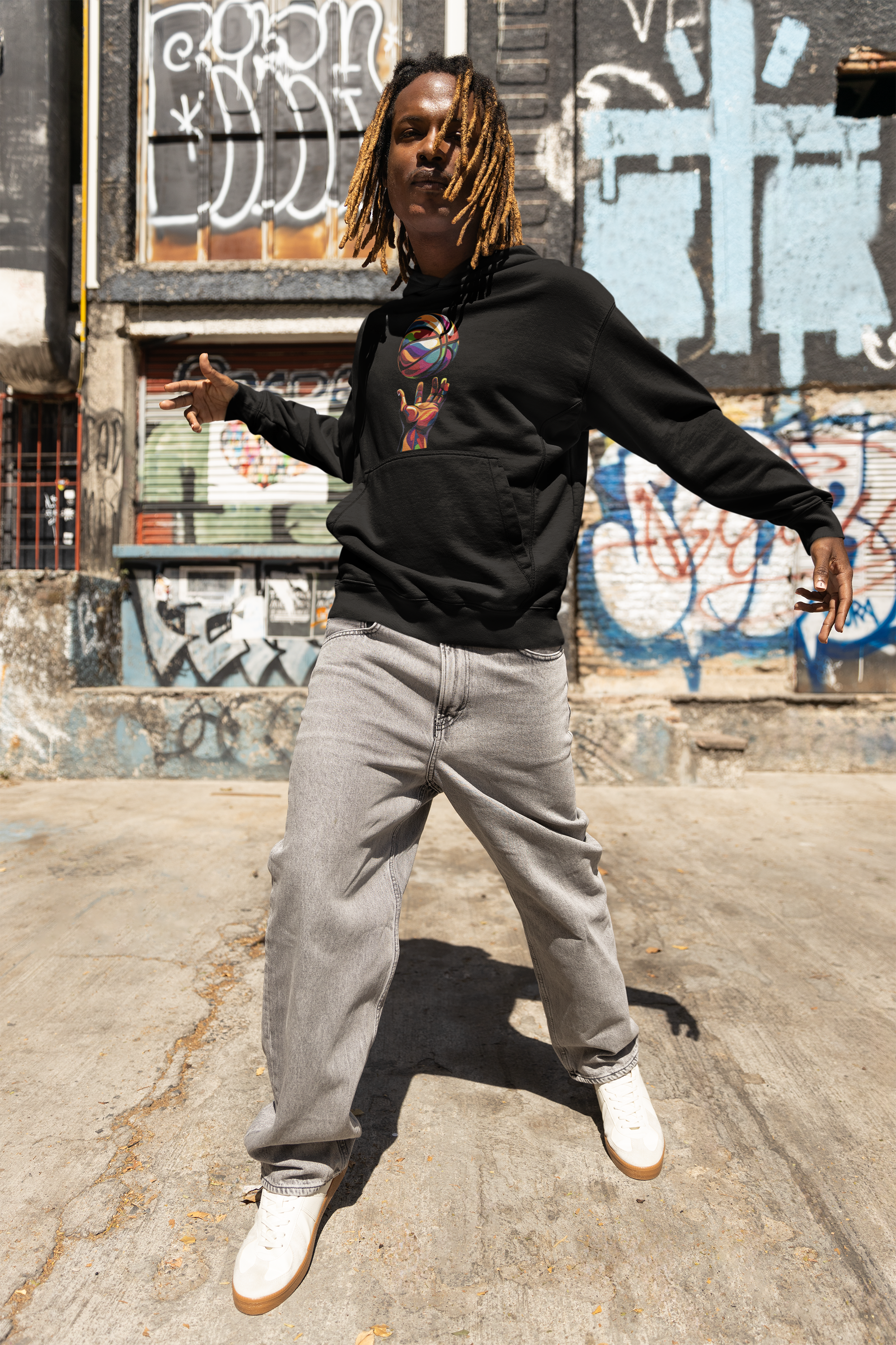 Abstract Basketball Unisex Hoodie