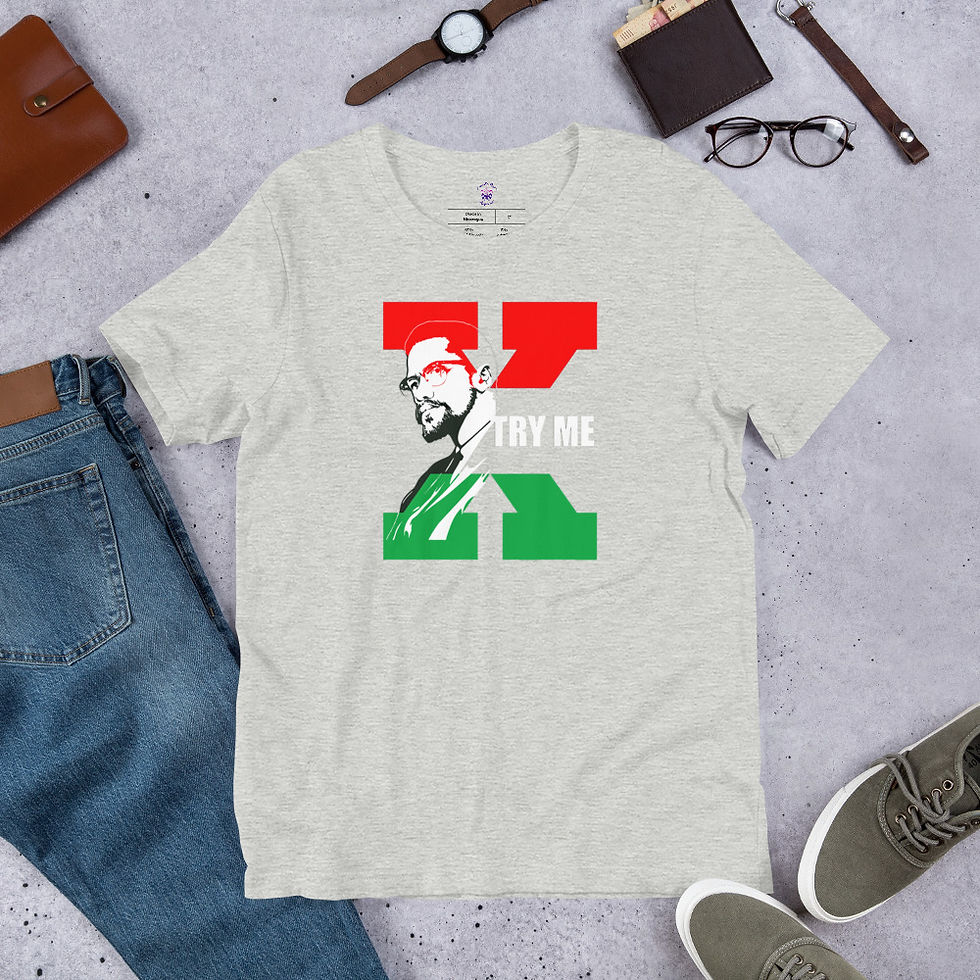 Thumbnail: Malcolm X Try Me Short-Sleeve Unisex T-Shirt