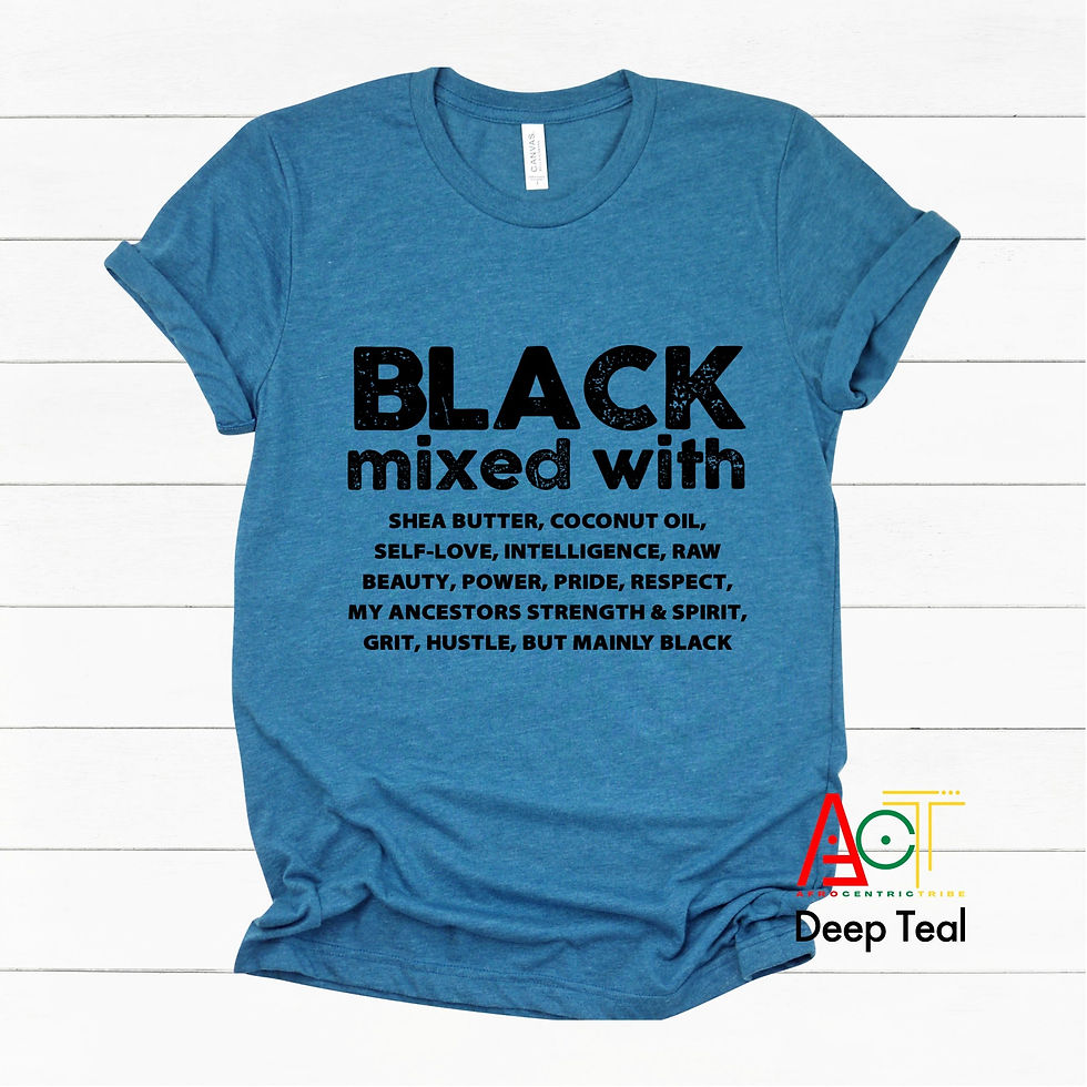 Thumbnail: Black Woman Shirt - Black Owned Shops - Melanin Shirts - Black People - Afrocen