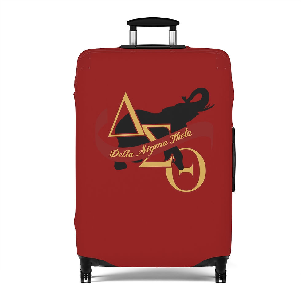 Thumbnail: Crimson DST Elephant Luggage Cover