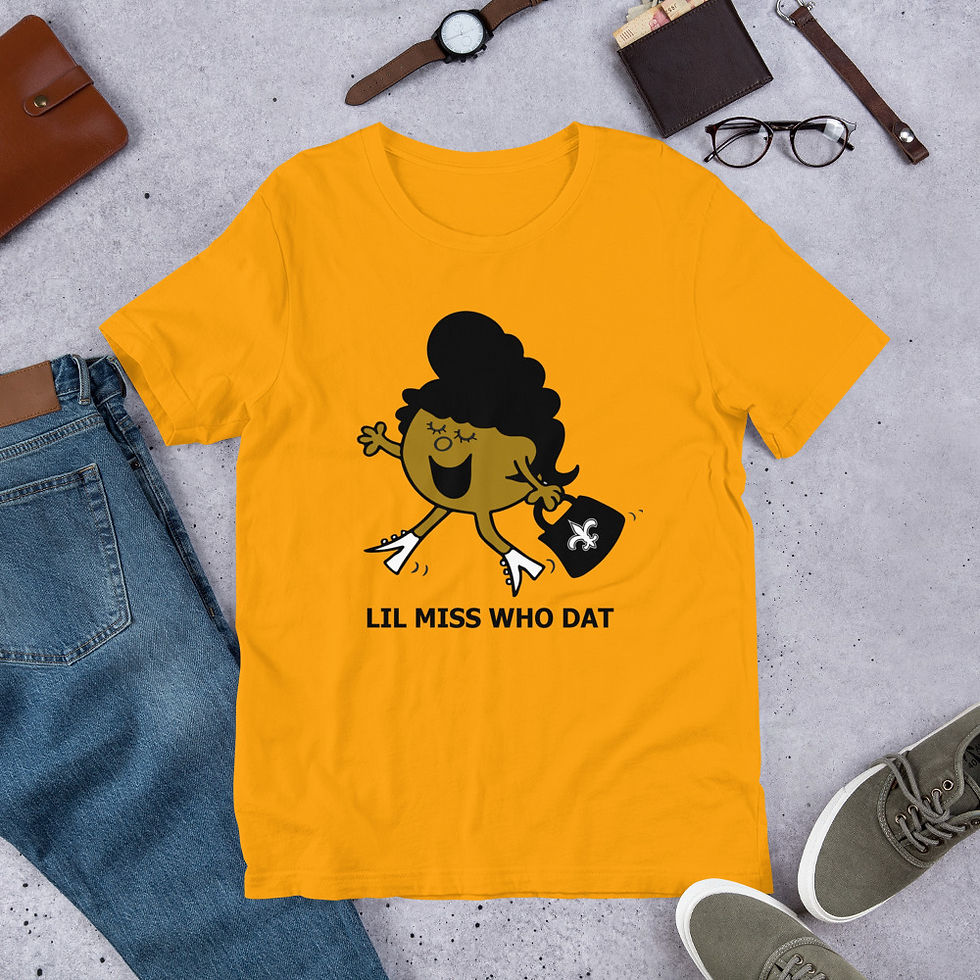 Thumbnail: Lil Miss Who Dat Unisex t-shirt
