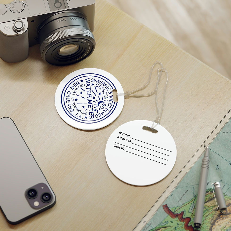 Thumbnail: NOLA Sewage & Water Board Luggage Tags