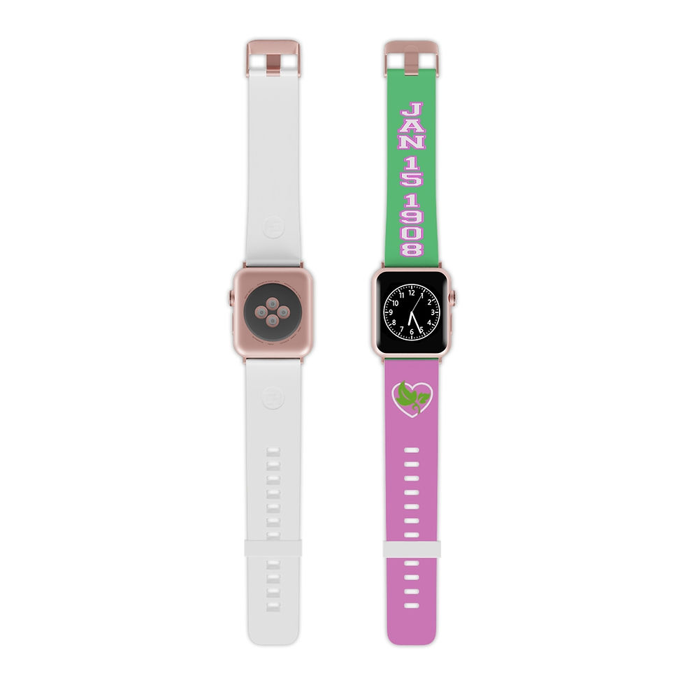 Thumbnail: Ivy Pink & Green Watch Band for Apple Watch
