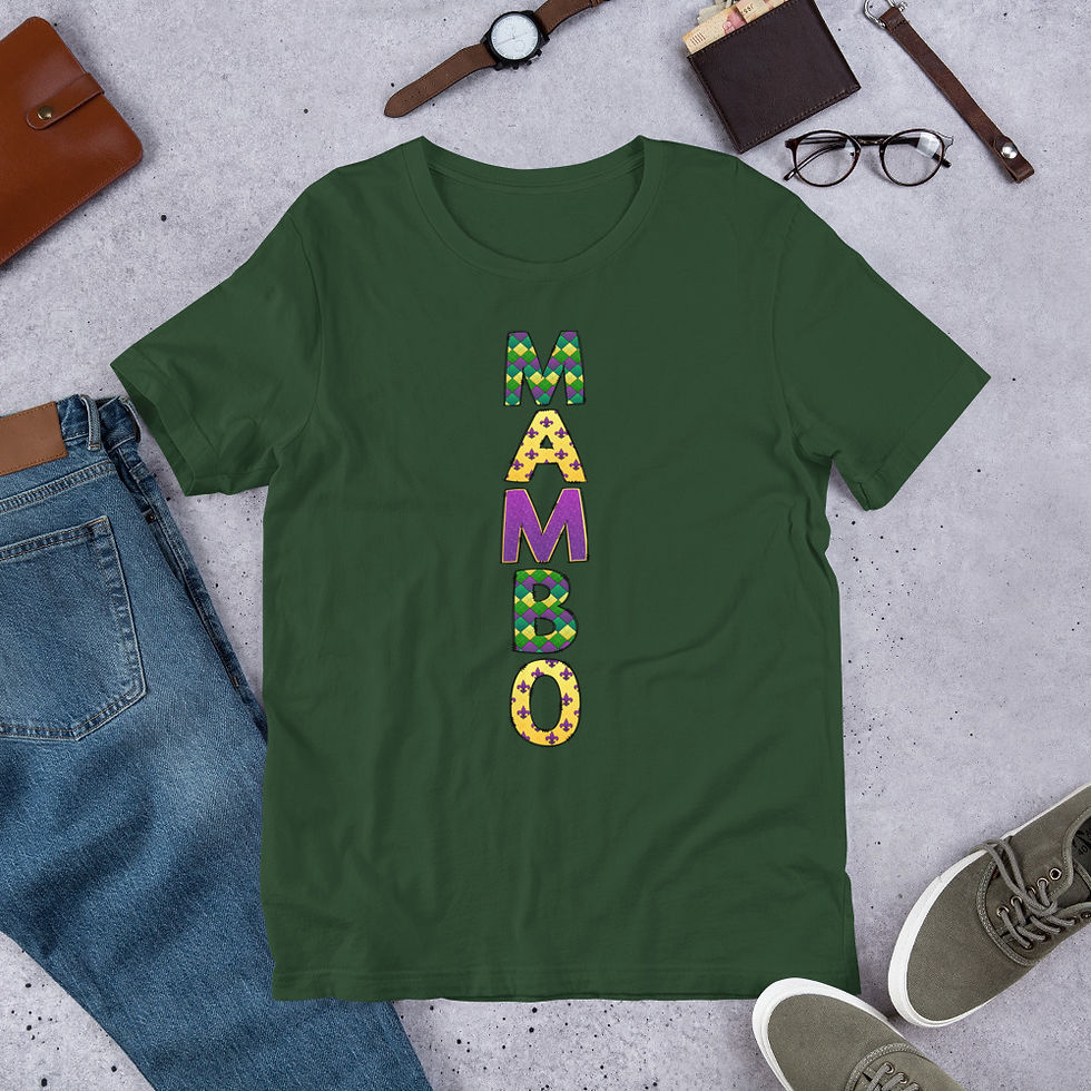 Thumbnail: Mambo Letters Unisex t-shirt 
