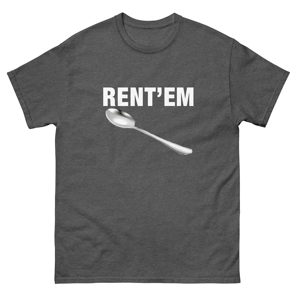 Thumbnail: Rent'em Spoons Unisex classic tee