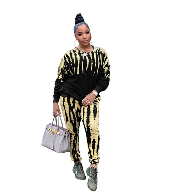 Thumbnail: Two Piece Outfits for Women Long Sleeves Tracksuit Lounge Wear