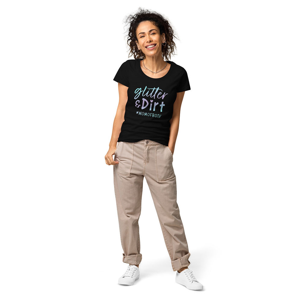 Thumbnail: Glitter & Dirt  Women’s basic organic t-shirt