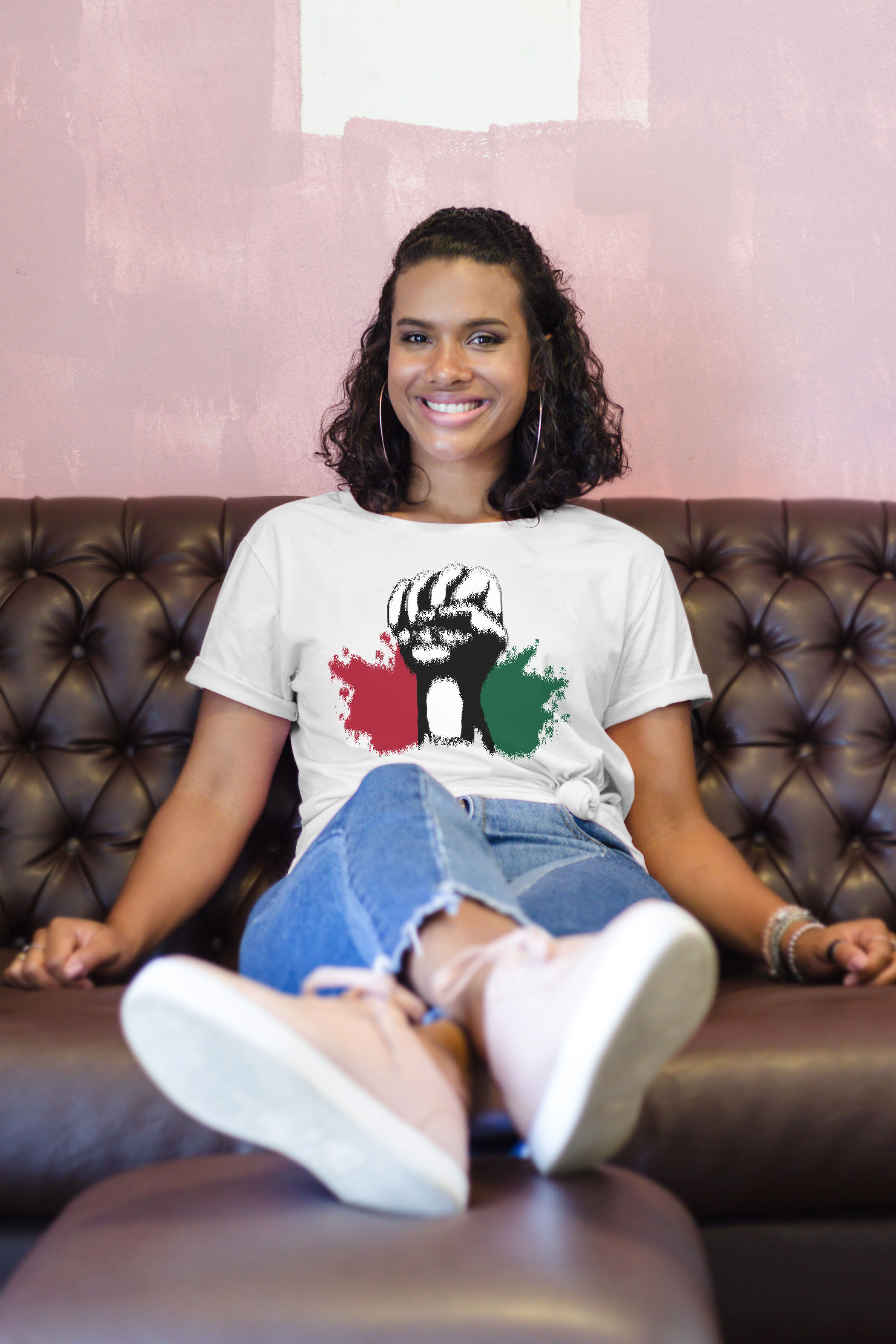 Juneteenth Fist Unisex t-shirt