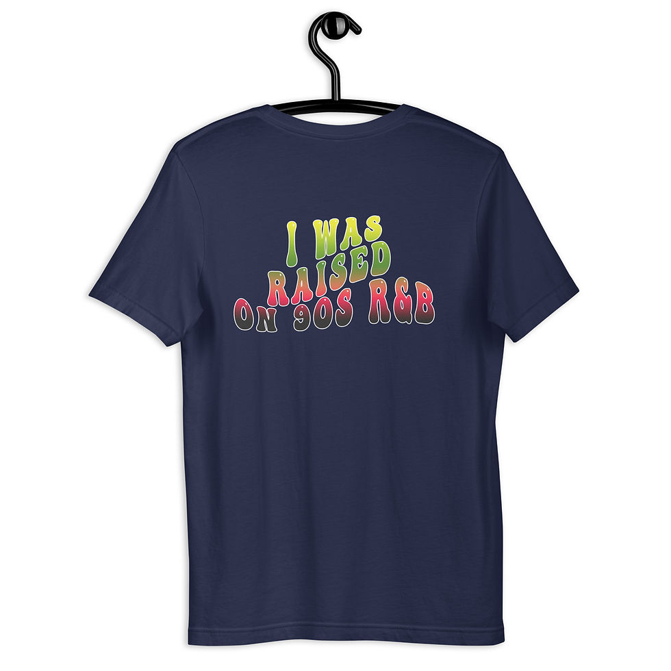Thumbnail: I was raised on 90s R&B Unisex t-shirt 
