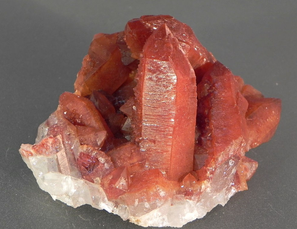 Thumbnail: QUARTZ w/ Hematite - Morocco