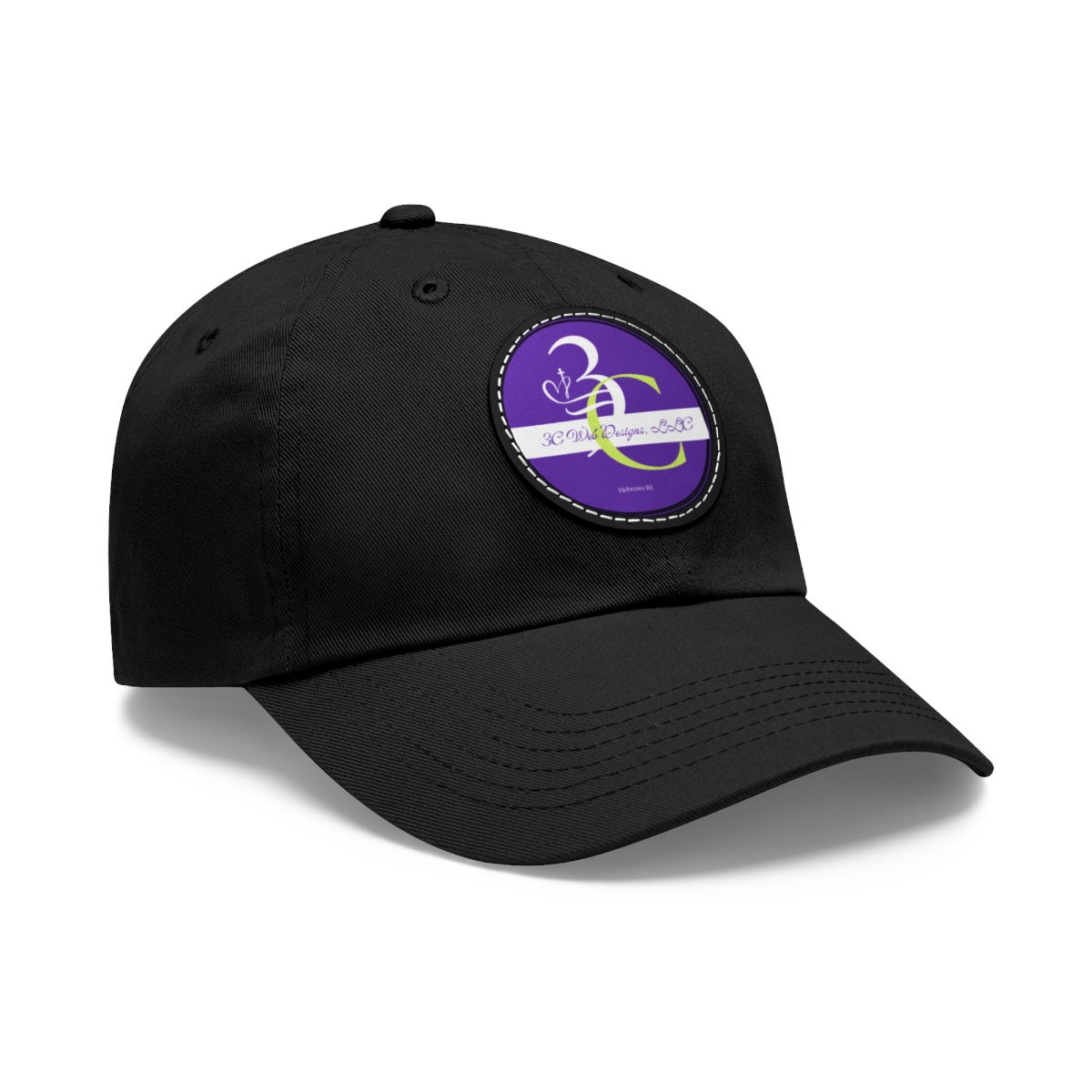 3C Web Designs Hat with Leather Patch (Round)