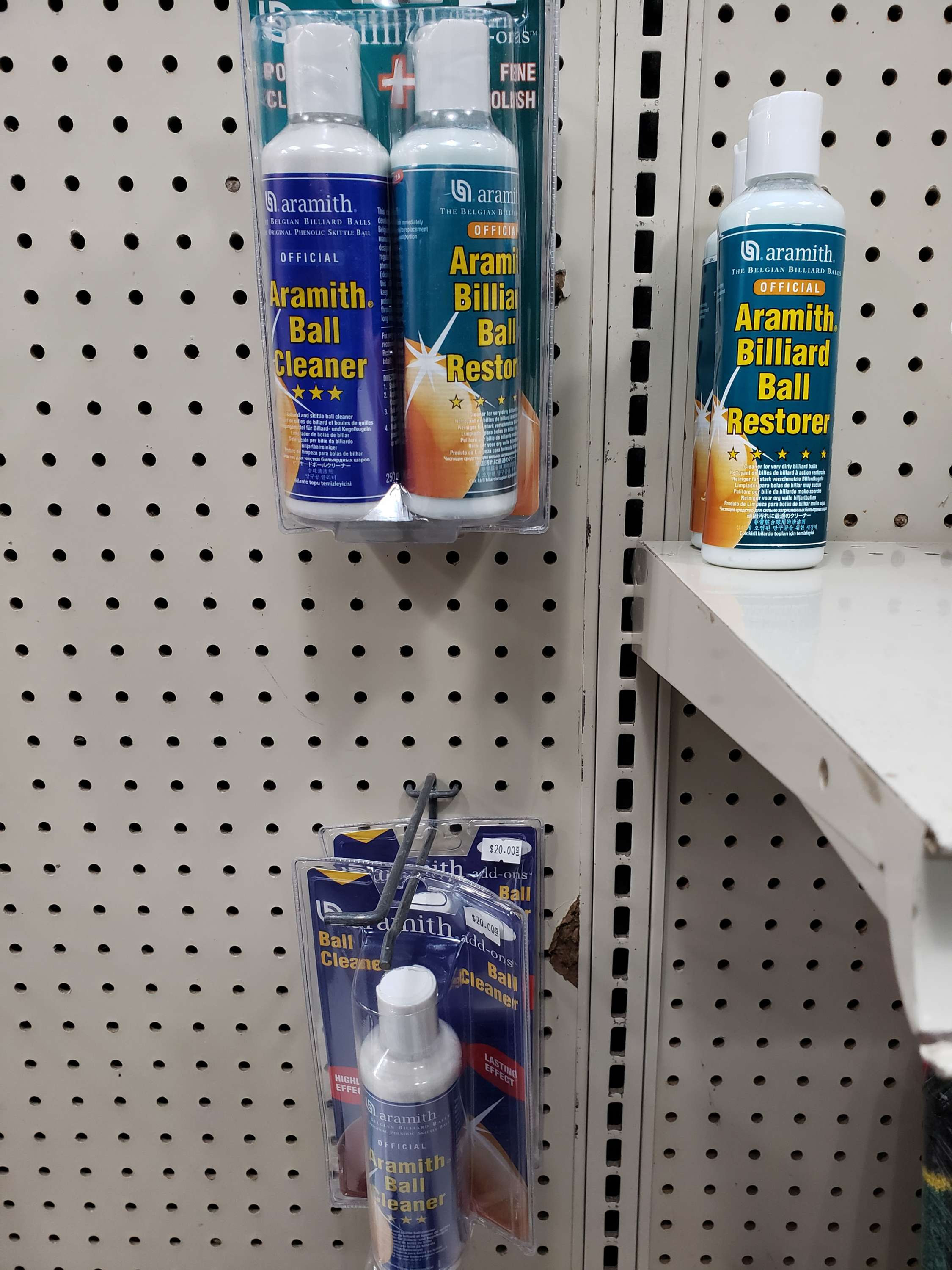 Variety ball cleaners, starting at $17.00