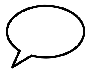 Speech bubble used to highlight customer review.