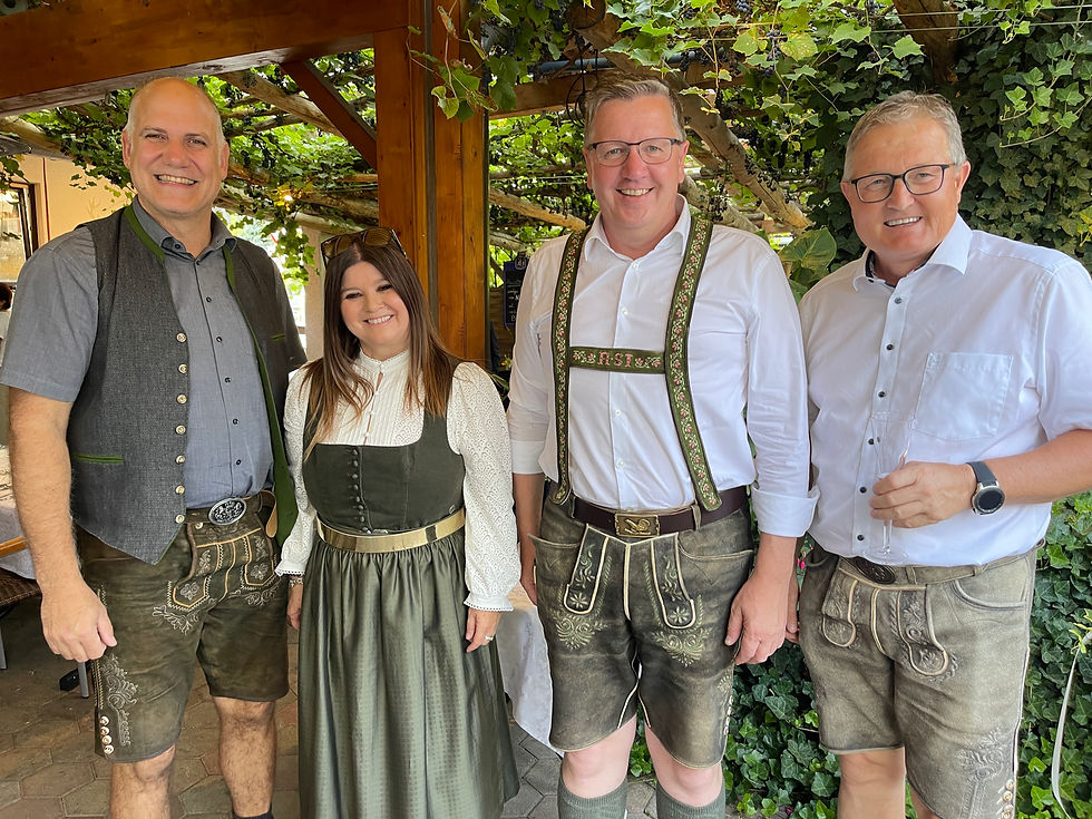 (v.l.) Kammerobmann Christian Polz, GF Doris Glich, LWK-Präsident Andreas Steinegger und Ölspurspur-Obmann Bgm. Josef Waltl