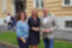 Bezirkshauptfrau Doris Bund mit ihren Gästen: Landeshauptmann Kunasek und Landesamtsdirektorin Scherz-Schaar.