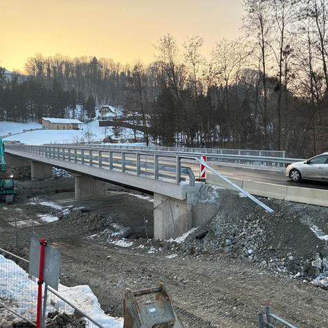 Neue Sulmbrücke in Wagna ab sofort befahrbar