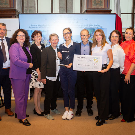 „From small to tall“– MINT-Projekt gewinnt IMST-Award 2025