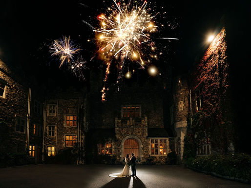How to Plan Your Wedding at Waterford Castle fireworks