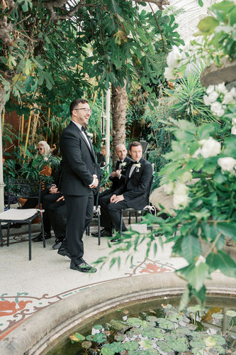 Groom Wedding Ceremony at Kilshane House